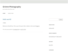 Tablet Screenshot of grimmphotography.com